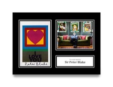 Sir Peter Blake Signed A4