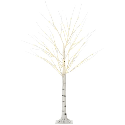 Homcom 5ft artificial white - homcom,