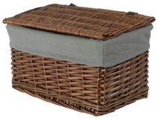 Wicker Storage Chest Basket