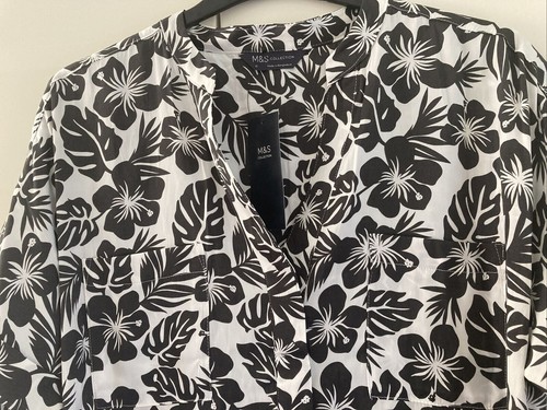 Floral blouse tunic uk 12 - tunic,