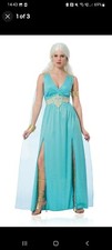 Khaleesi Daenerys Targaryen Mother Of Dragons Goddess Fancy Dress Costume Size S