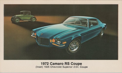 1972 camaro coupe 1925 - coupe, &