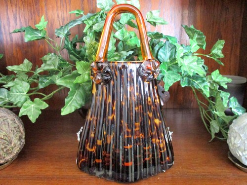 Block crystal art glass vase - block,