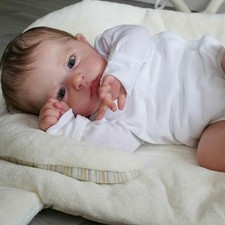 24inch Reborn Baby Doll Realistic Painted Toddler babies Girl Handmade Newborn