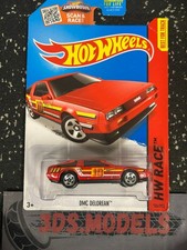 DMC DELOREAN RED Hot Wheels
