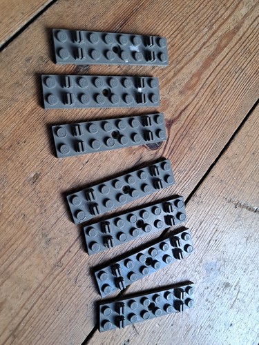 Lego train track rail supports - rail,
