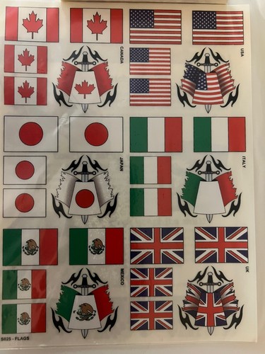 Xxx main car flag decal - rc,