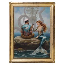 Mermaid and the Kraken Art