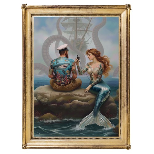 Mermaid and the - , kraken