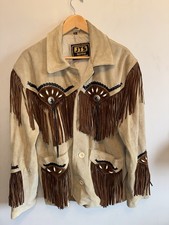 Jts leather jacket beaded - jts,