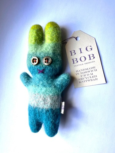Hand crafted knitted - , rabbit