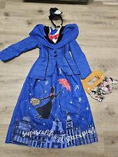 Disney  Fancy Dress  mary poppins Costume Fancy Dress  Age 7 -8 Years Old