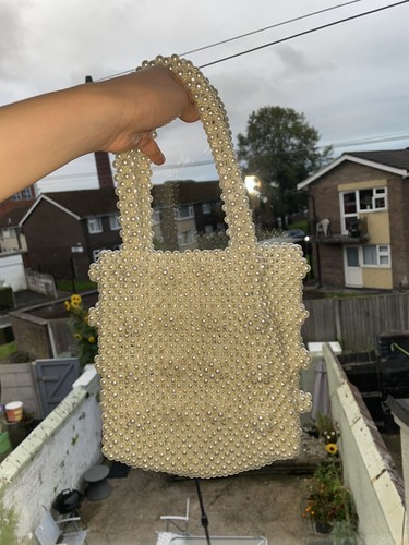 Shrimps dupe beaded bag - beaded,