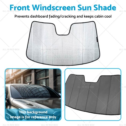 Front windscreen sun shade - front,