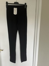Zara black slim leggings - zara, size
