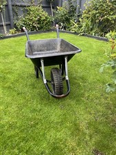 Builders Metal Heavy Duty Wheel Barrow  - less use.. 