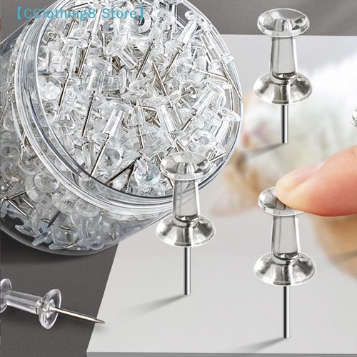 100pcs clear push - 100pcs,