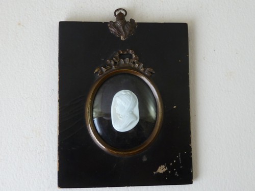 Antique portrait miniature - antique,