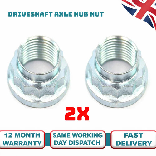 Driveshaft axle hub nut - hub,