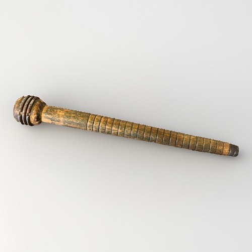 Vintage wooden textile bobbin - vintage,