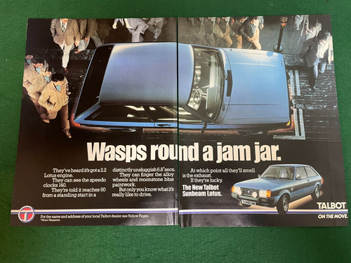 New talbot sunbeam lotus - lotus, wasps