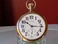 1920 ILLINOIS 16S MODEL 9 21J BUNN SPECIAL SWING CASE RR POCKET WATCH~KEEPS TIME