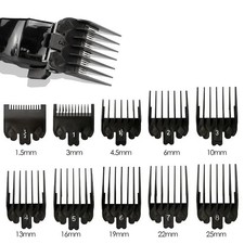 10X Hair Clipper Comb Guide Trimmer Guards Attachment 1.5 to 25mm For WAHL