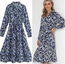 ZARA NWT WOMAN PRINTED MIDI