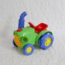 Little Tikes Push Along Tractor, Green Plastic Toy Tractor Farm Vehicle
