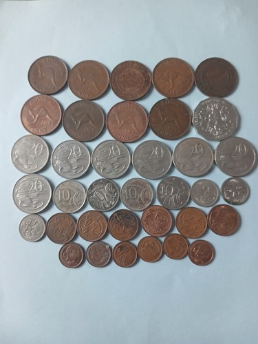 Australian coins joblot - australian,