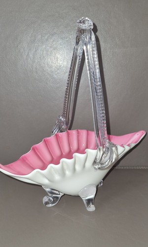 Fenton peach crest cased - peach,