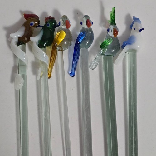 Vtg lot tropical birds - tropical, hand