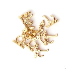 Dolls House Coat Hooks x 12