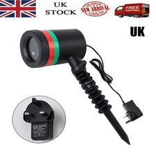 Outdoor LED Moving Laser Light Projector Red&Green Full Sky Star House Garden