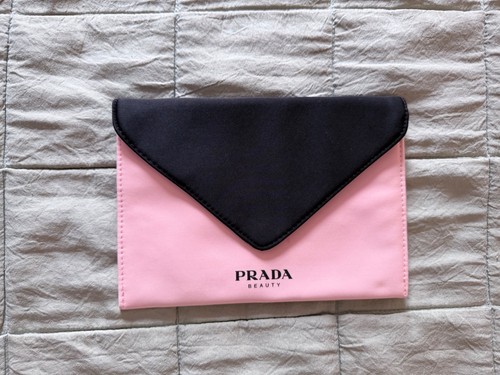 Prada pink clutch - (no.141),