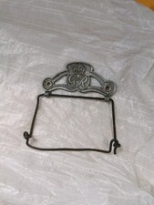 Old Antique Reclaimed Toilet Roll Holder vintage antique c1910-20  King George V