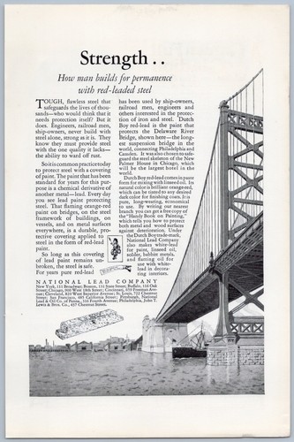 1926 national lead - lead, vintage