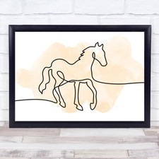 Watercolour Line Art Simple