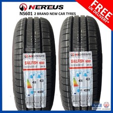 2X New 185 60 15 NEREUS NS601 88H XL 185/60R15 1856015 *C/B RATED* (2 TYRES)