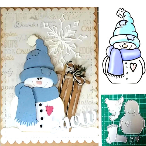 Snowman metal cutting - metal,