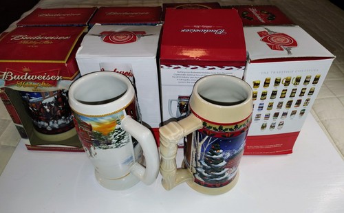 Budweiser holiday stein from - stein,