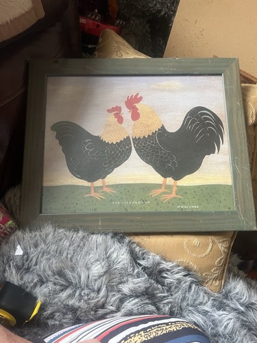 Framed folk art print the - print,