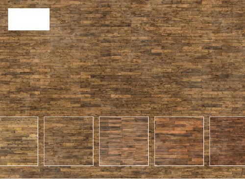 Worn wooden flooring - worn,