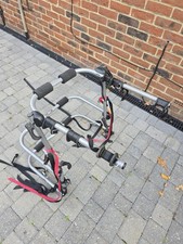 Halfords Triple Bike Rear Mounted Rack Carrier - 45kg Total Weight 2 Cross Bars