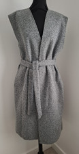 ZARA grey sleeveless coat size