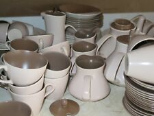 REPLACEMENT CHINA Poole Pottery Twintone C54 MUSHROOM & SEPIA 1950s Selection 