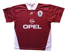 Nike Sparta Prague 1995/1996 Home Home Jersey Shirt Red Vintage Prague M/L