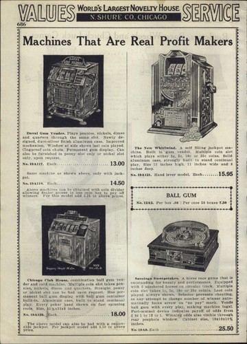 1934 paper gum vender - paper,