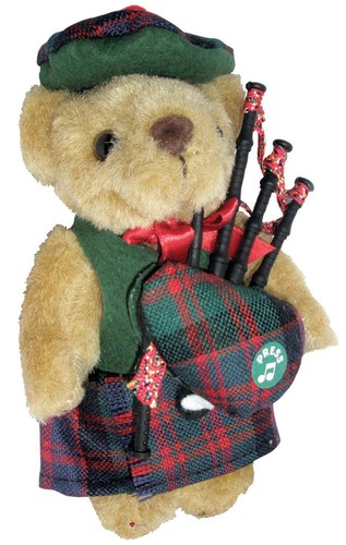 Macdonald tartan musical teddy - macdonald,