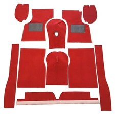 Claret Red Carrelli Hessian